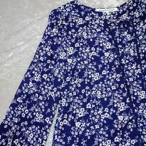 Stitch fix cute blue/white top